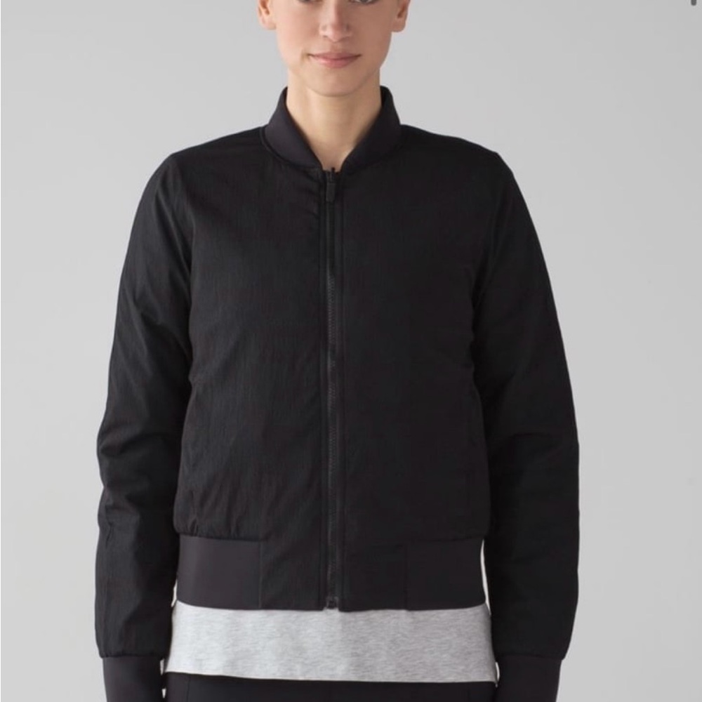 Non stop lululemon bomber jacket